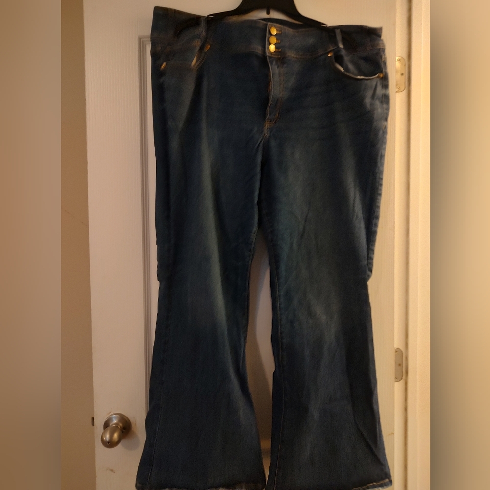 Lane Bryant high rise flare